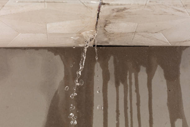 Professional Flood Damage Cleanup technician working in Meriden, CT